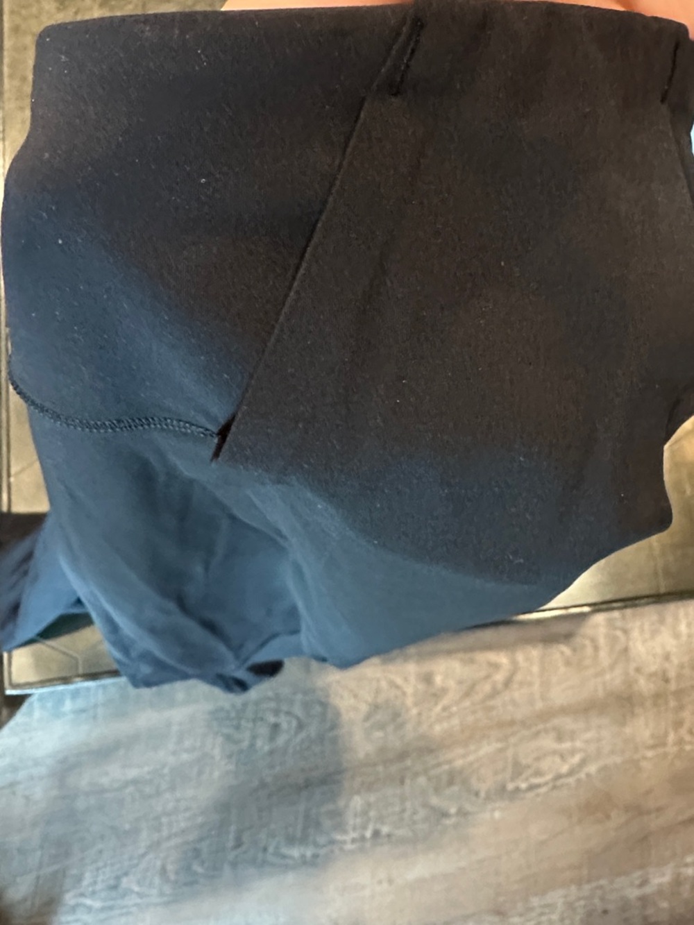Lululemon Black High-Waist Leggings with Loops on sides - Picture 3 of 3